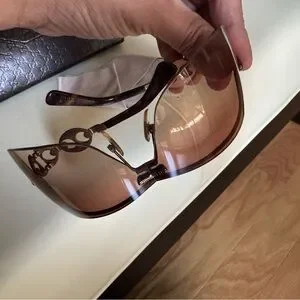 Gucci | Accessories | Gucci Brown Sunglasses With Silver  display picture 1